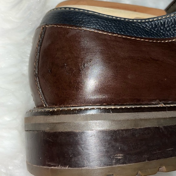 Cole Haan Brown Leather Split Toe Oxfords Shoes~Lace Up Men Size 10.5 M, CO2883 - Picture 5 of 8